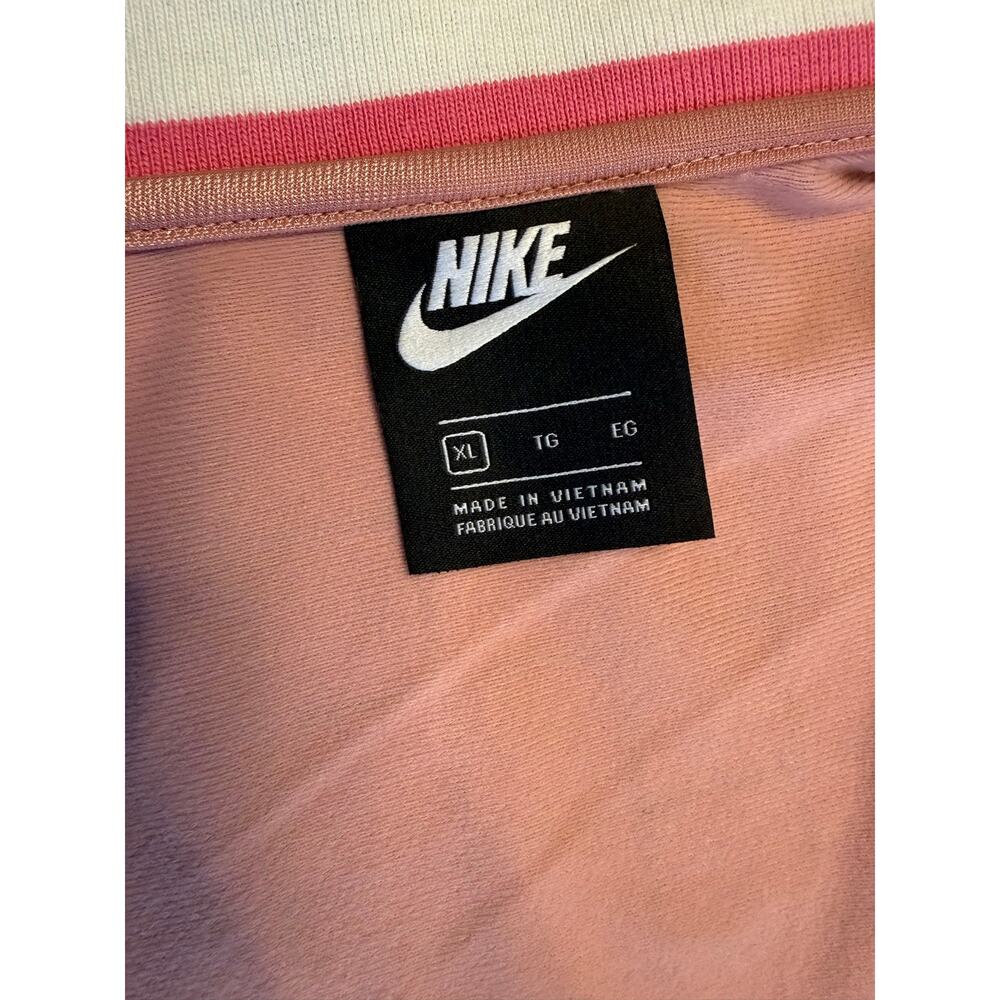 Nike Sportswear Essential Track Jacket Womens XL Pink Striped Collar DJ1097-685 - Picture 5 of 7
